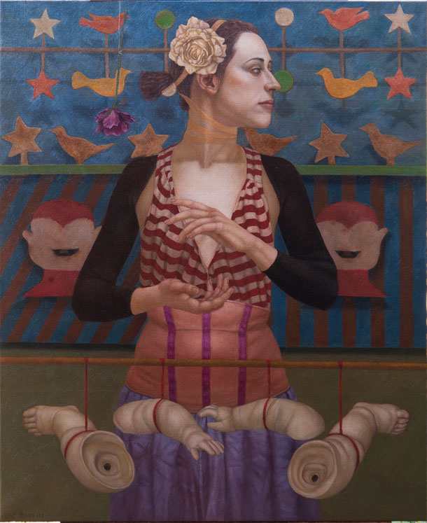 The Bird Lady, 2009/2011, 43 ¼ x 35 ⅜ in, oil on linen